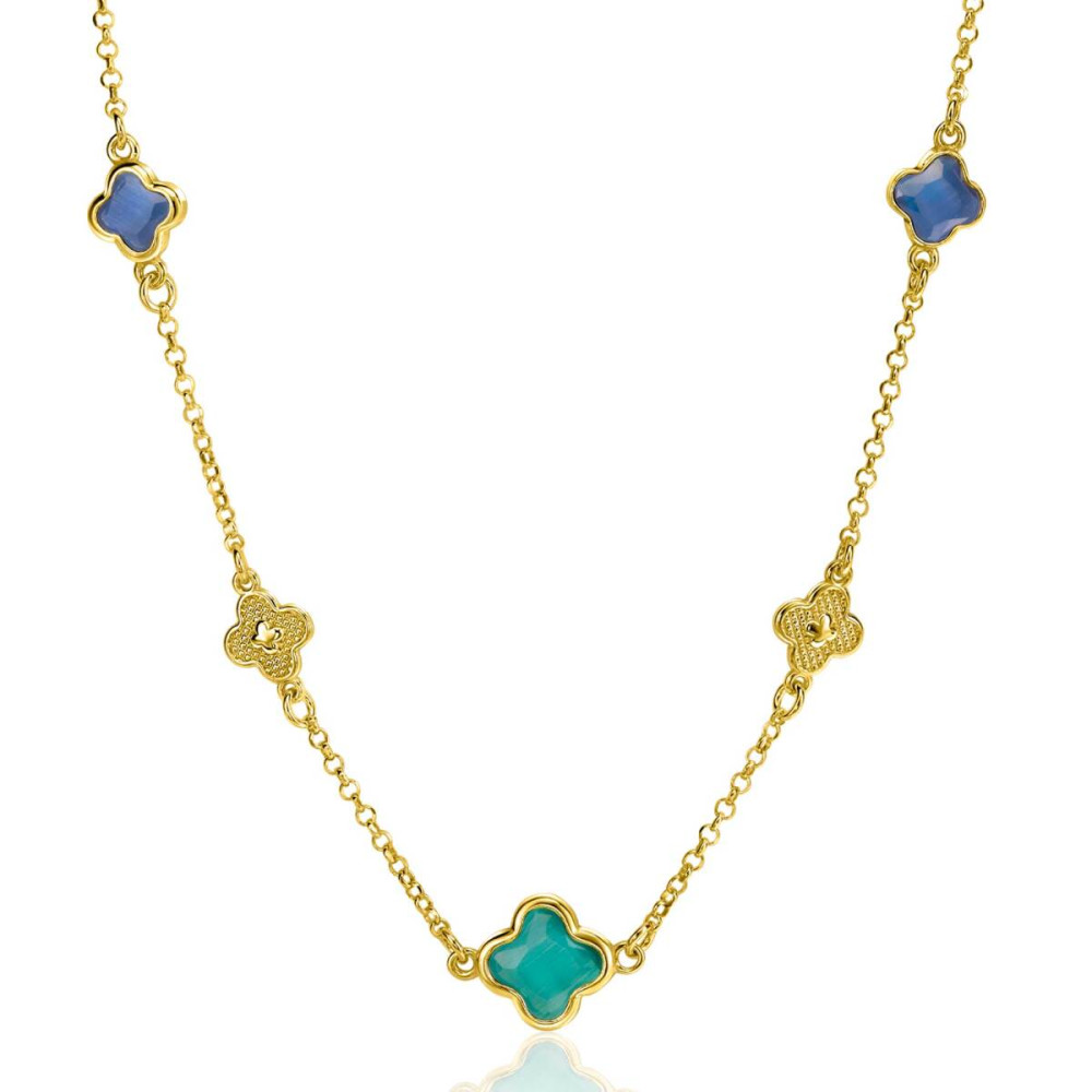 zinzi-zic2583-schakelketting-goudkleurig-blad-10-mm-lengte-40-45-cm
