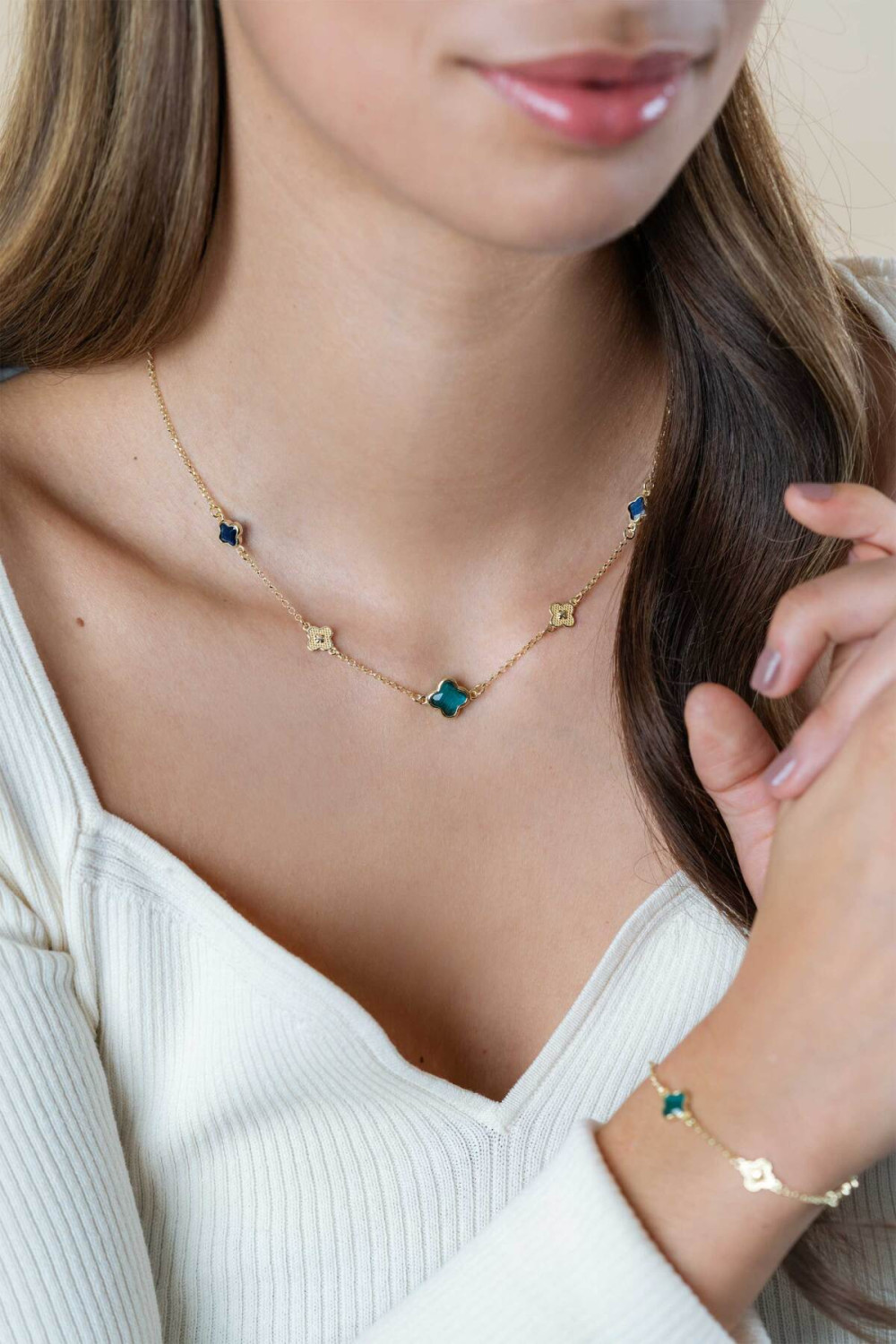 zinzi-zic2583-schakelketting-goudkleurig-blad-10-mm-lengte-40-45-cm