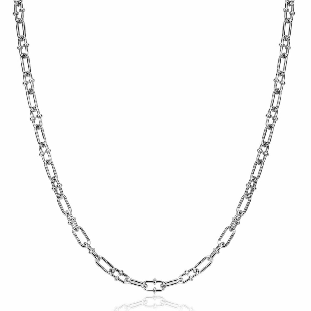 zinzi-zic2586-paperclip-schakelketting-glanzend-zilver-4-mm-breedte-lengte-42-45-cm