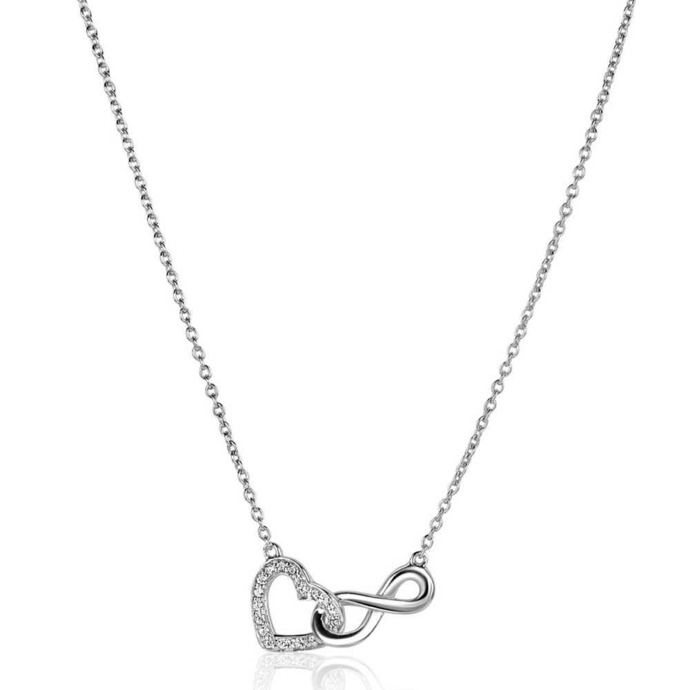 zinzi-zic2596-zilveren-ketting-hart-infinity-zirkonia-8-5-mm-breedte-lengte-42-45-cm