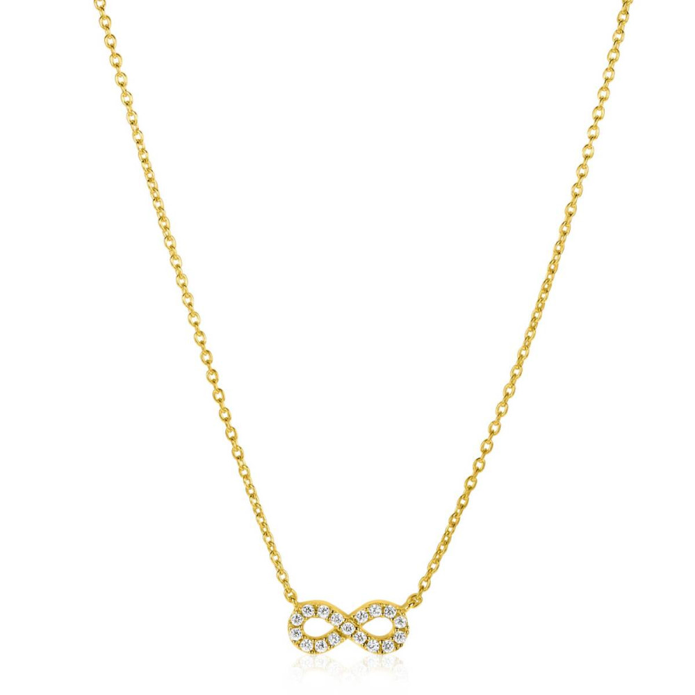 zinzi-zic2597y-ketting-goudkleurig-infinity-zirkonia-5-4-mm-lengte-42-45-cm