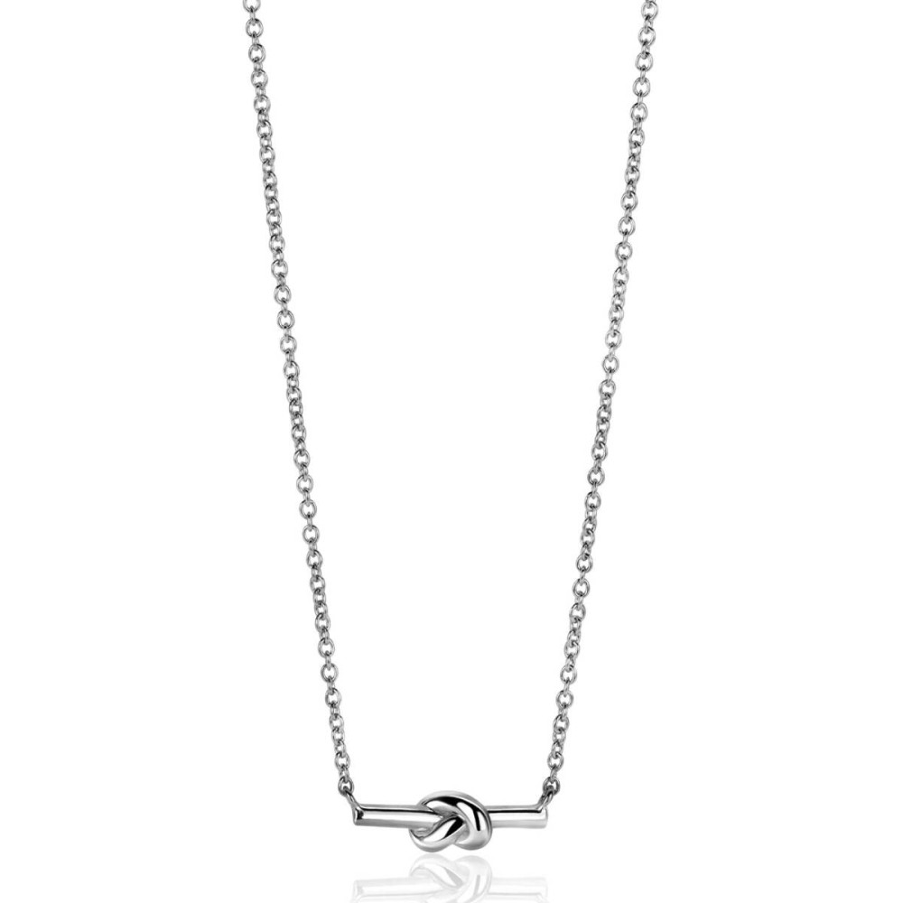 zinzi-zic2613-schakelketting-zilver-glanzend-knoop-4-7-mm-breedte-lengte-45-48-cm