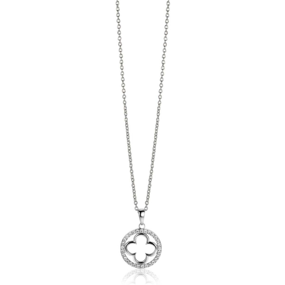 zinzi-zic2617-ketting-klavertje-vier-hanger-zirkonia-15-mm-lengte-45-48-cm