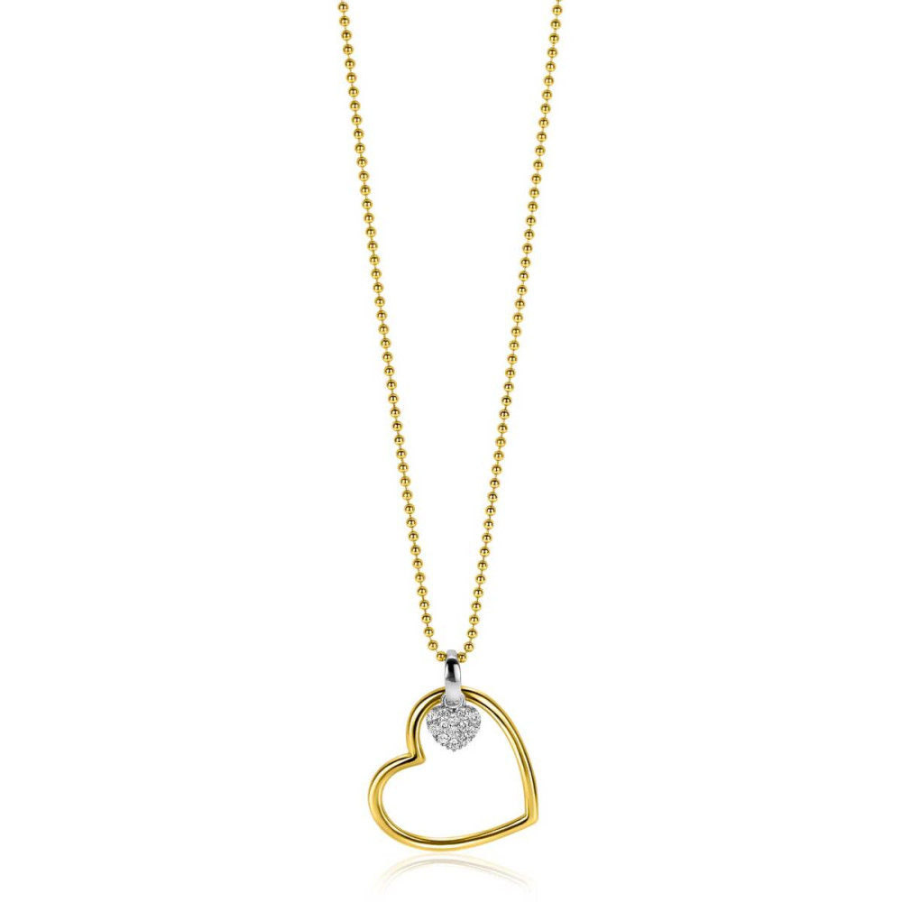 zinzi-zic2621-ketting-hart-hanger-zirkonia-zilver-gold-plated-lengte-45-48-cm