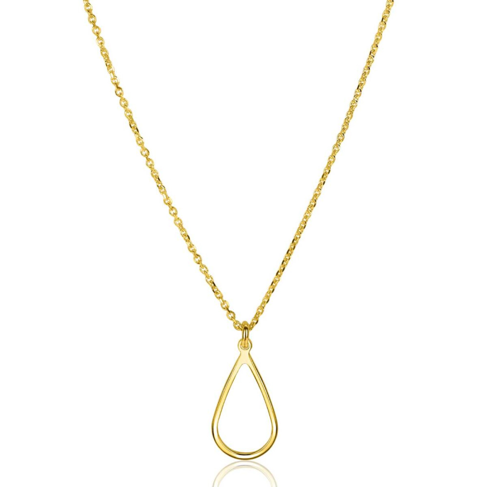 zinzi-zic2635-ketting-met-hanger-druppel-goudkleurig-10-mm-breedte-lengte-42-45-cm