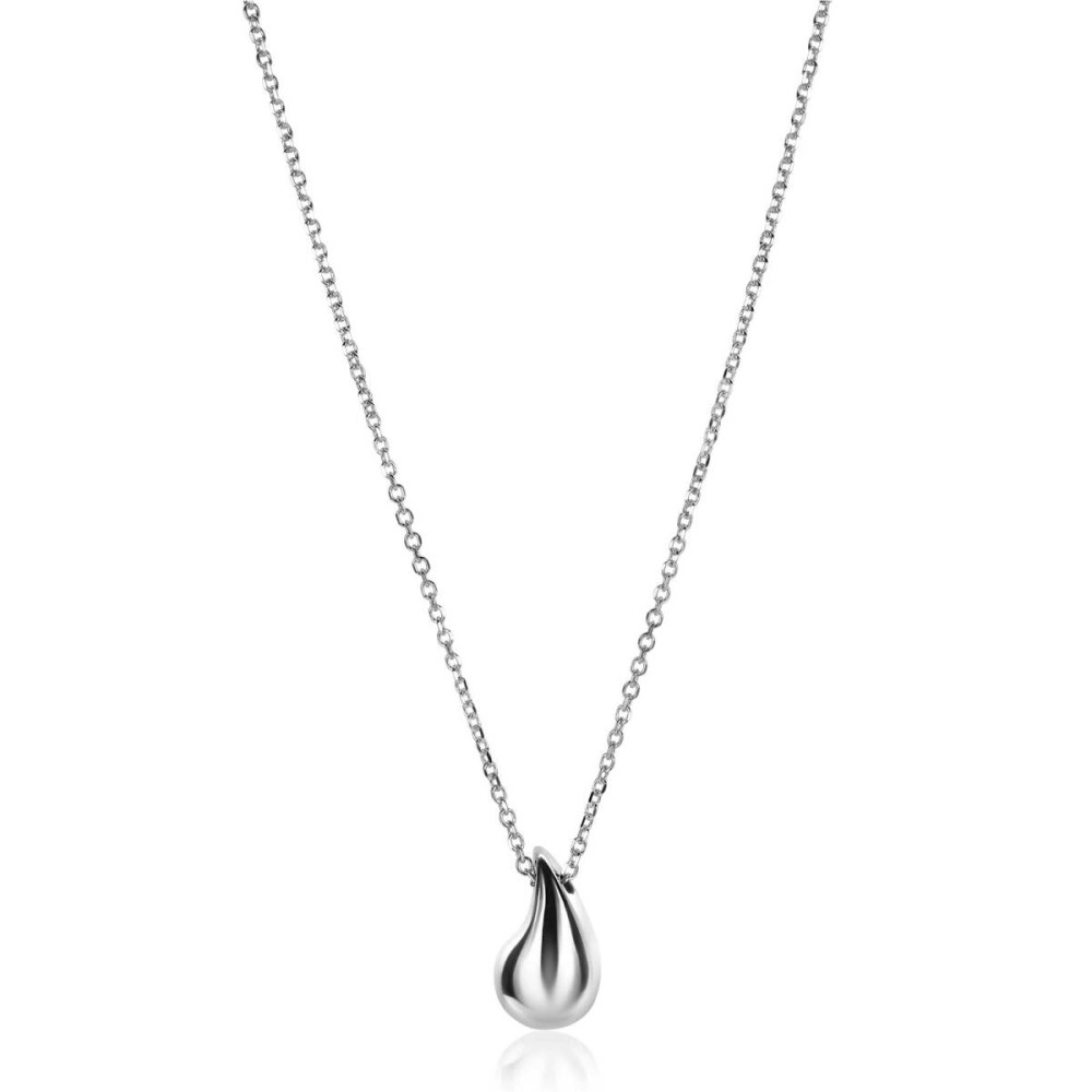 zinzi-zic2636-ketting-glanzende-druppel-hanger-zilverkleurig-18-mm-lengte-42-45-cm