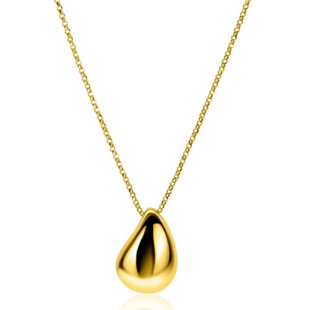 zinzi-zic2637g-ketting-met-druppel-goudkleurig-glanzend-24-mm-lengte-45-cm