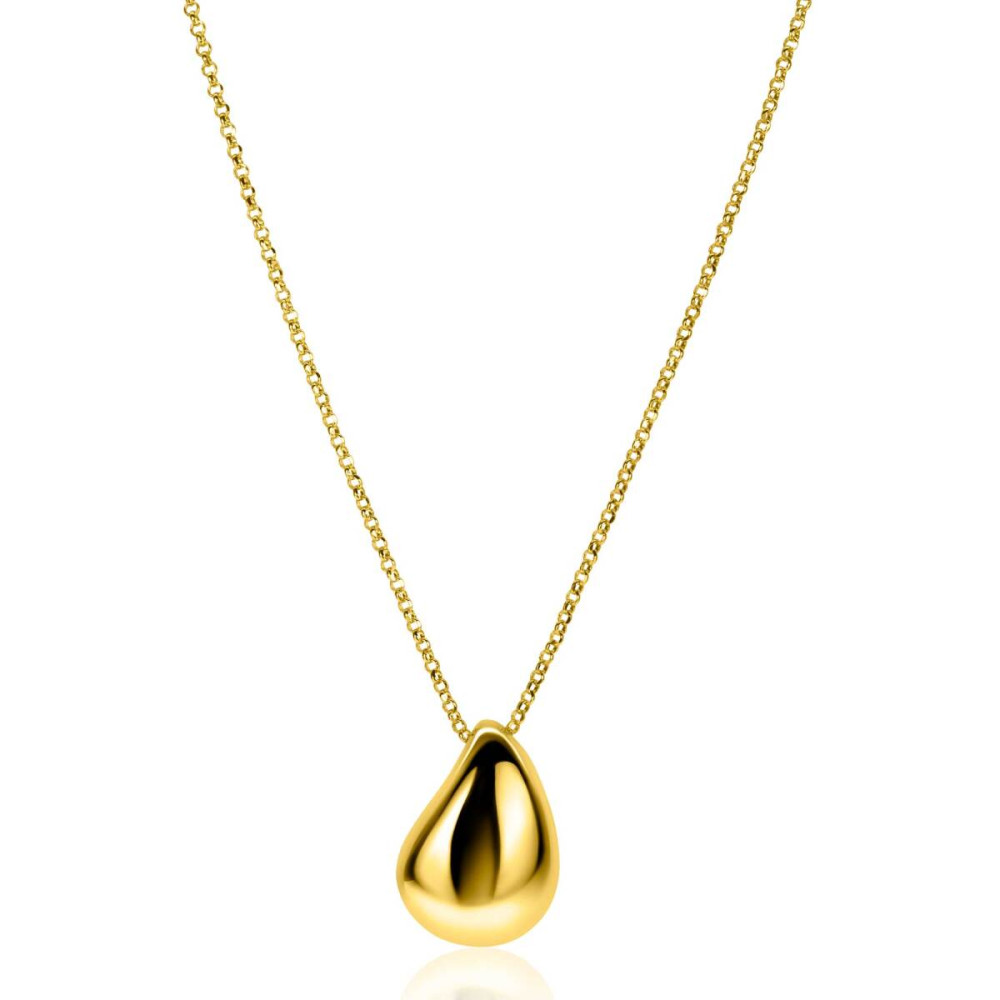 zinzi-zic2637g-ketting-met-druppel-goudkleurig-glanzend-24-mm-lengte-45-cm