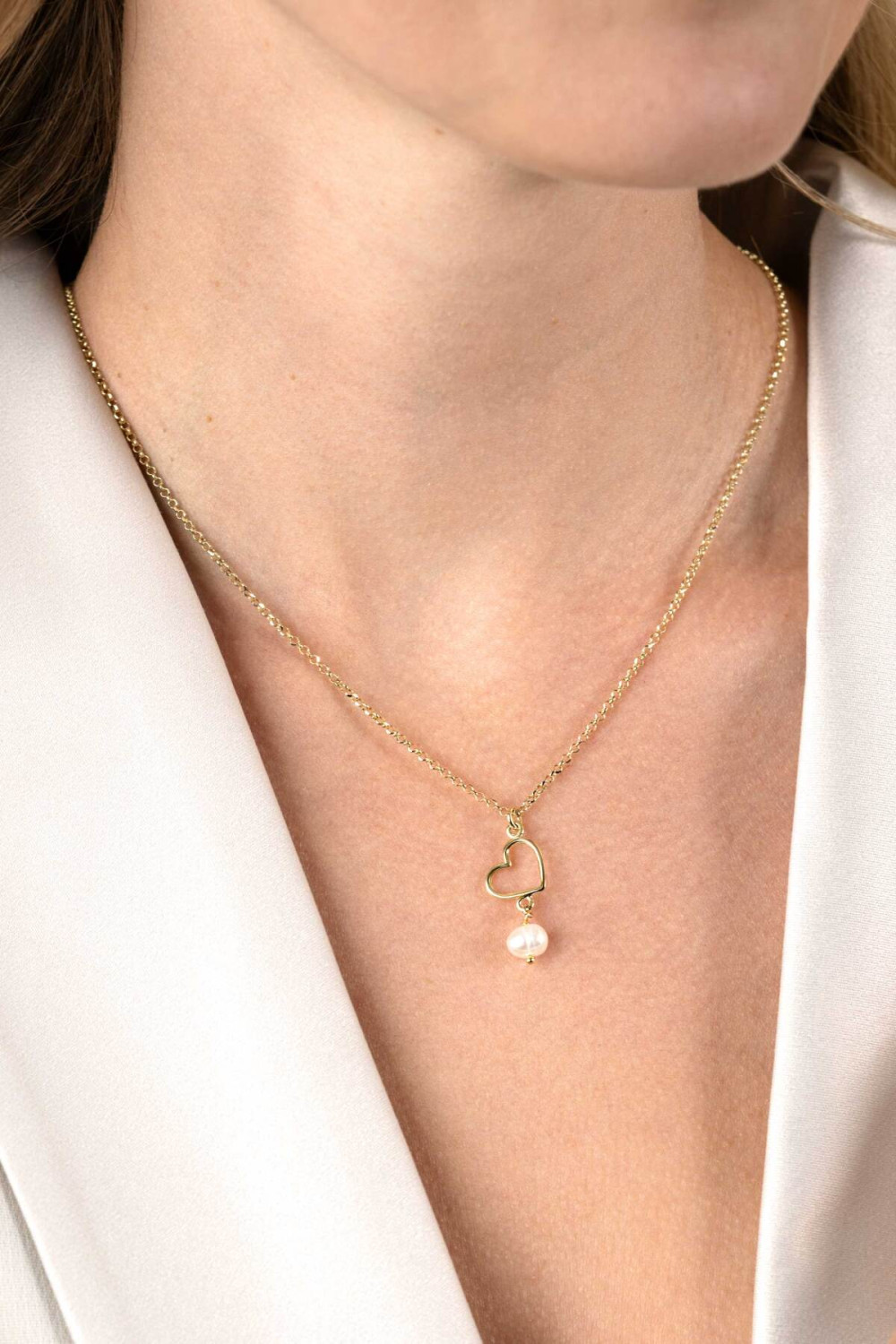 zinzi-zic2642-ketting-met-hanger-hart-parel-gold-plated-30-mm-breedte-lengte-40-45-cm
