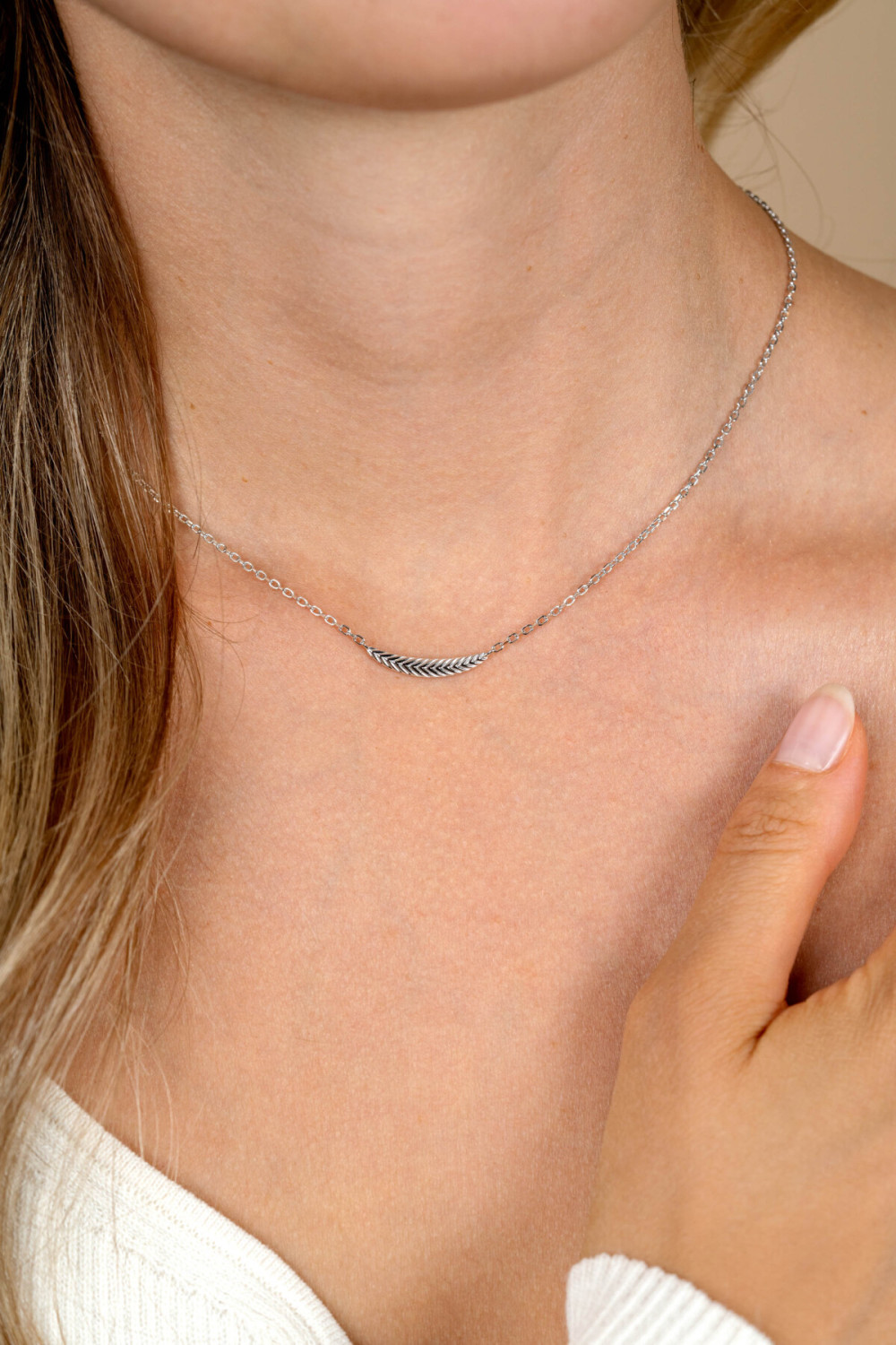 zinzi-zic2644-schakelketting-met-hanger-veer-zilver-3-1-mm-breedte-lengte-40-45-cm