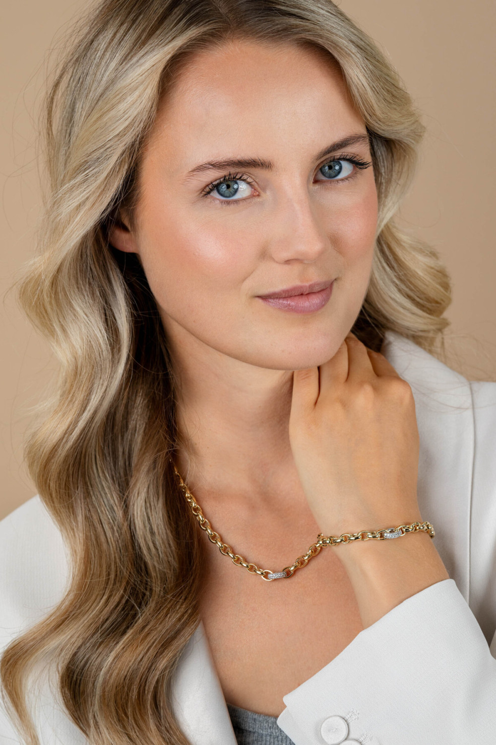 zinzi-zic2664-schakelketting-verguld-jasseron-zirkonia-transparant-6-mm-breedte-lengte-45-cm