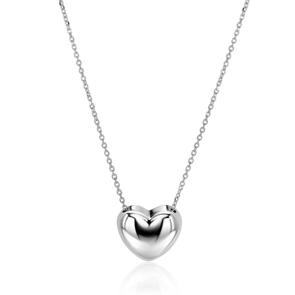 zinzi-zic2672-ketting-met-hanger-glanzend-zilver-hart-14-5-mm-breedte-lengte-40-45-cm