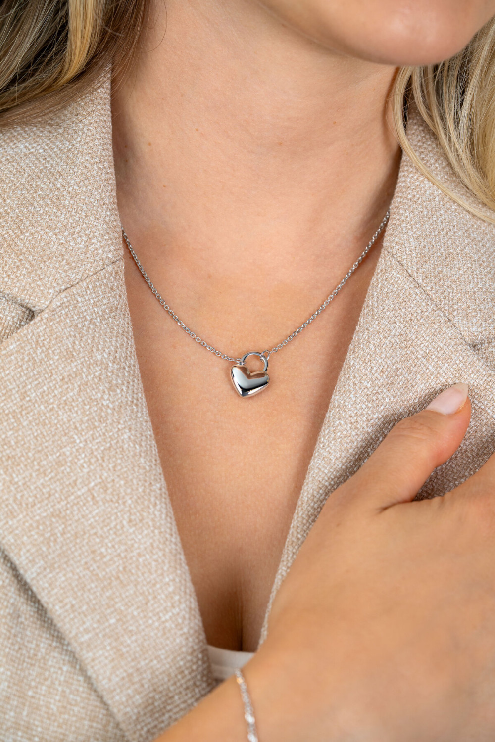 zinzi-zic2673-ketting-met-hanger-hartje-zilver-glanzend-14-mm-breedte-lengte-42-45-cm