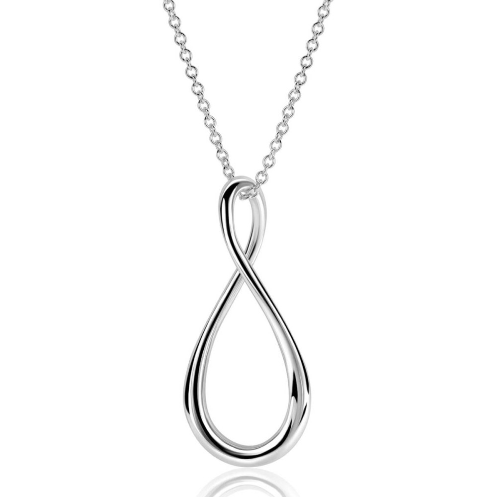 zinzi-zic2675-ketting-met-hanger-infinity-zilver-glanzend-23-mm-breedte-lengte-60-cm