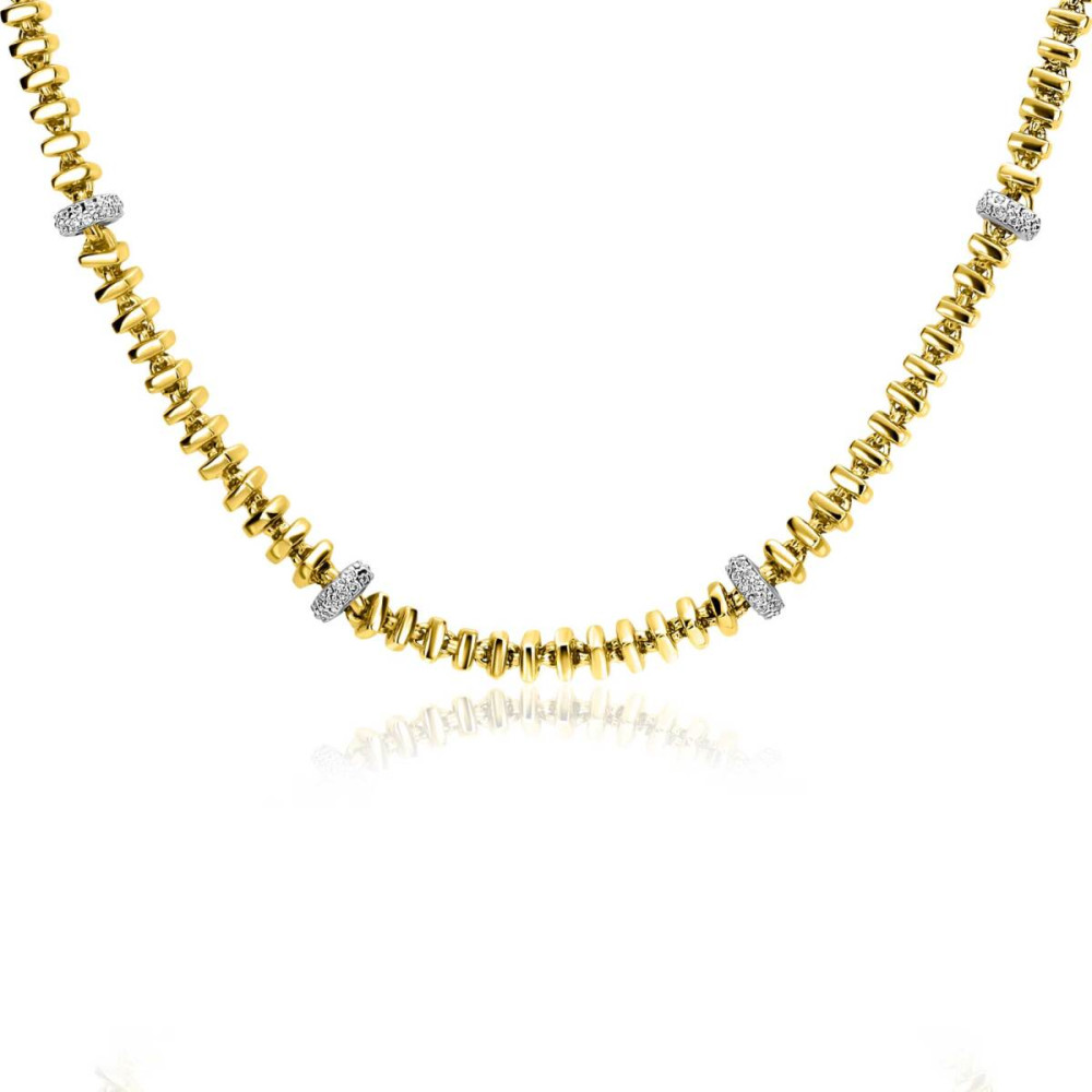 zinzi-zic2678y-schakelketting-goudkleurig-zirkonia-vierkant-6-mm-breedte-lengte-45-cm