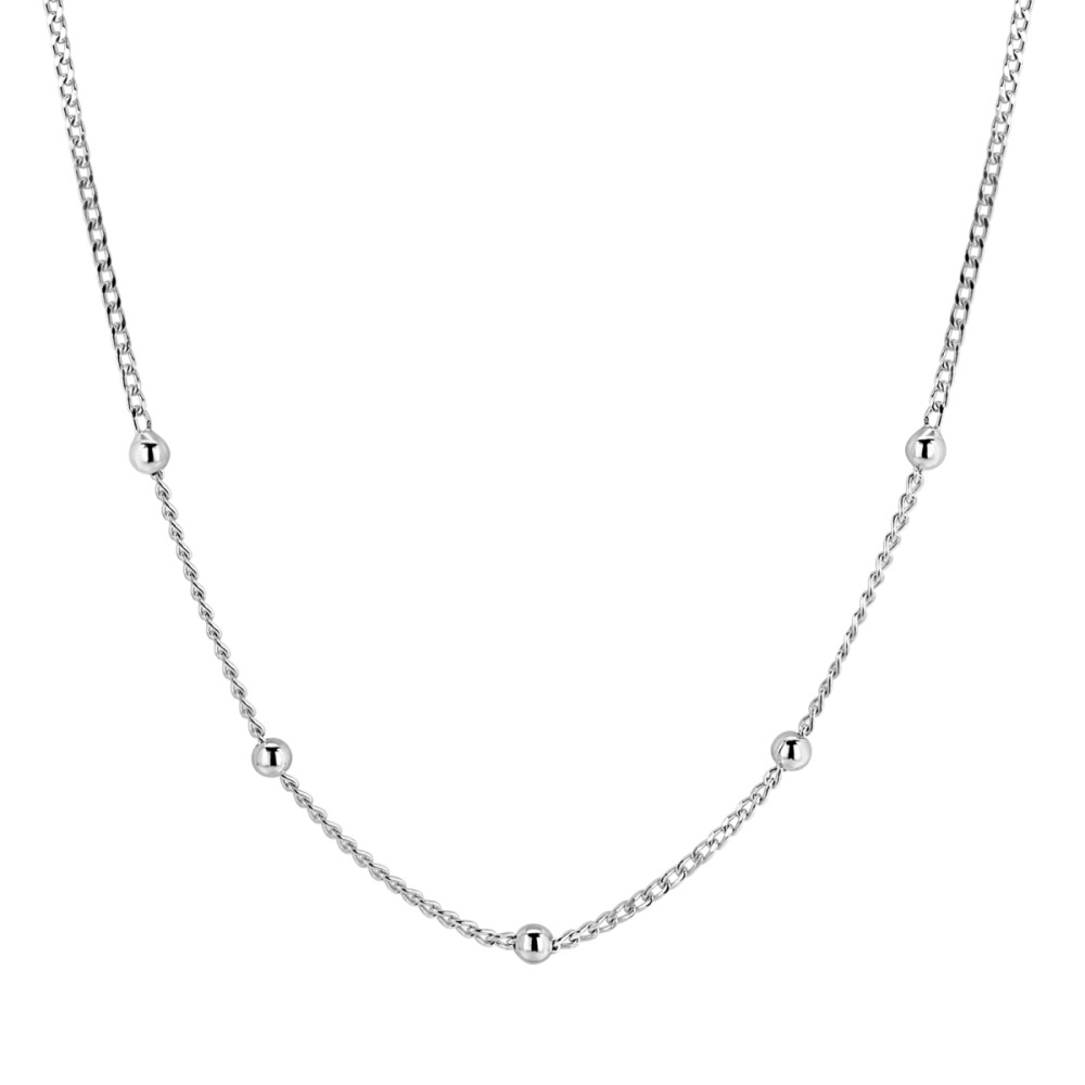 zinzi-zic2714-gourmet-schakelketting-zilver-glanzend-3-1-mm-breedte-lengte-42-45-cm