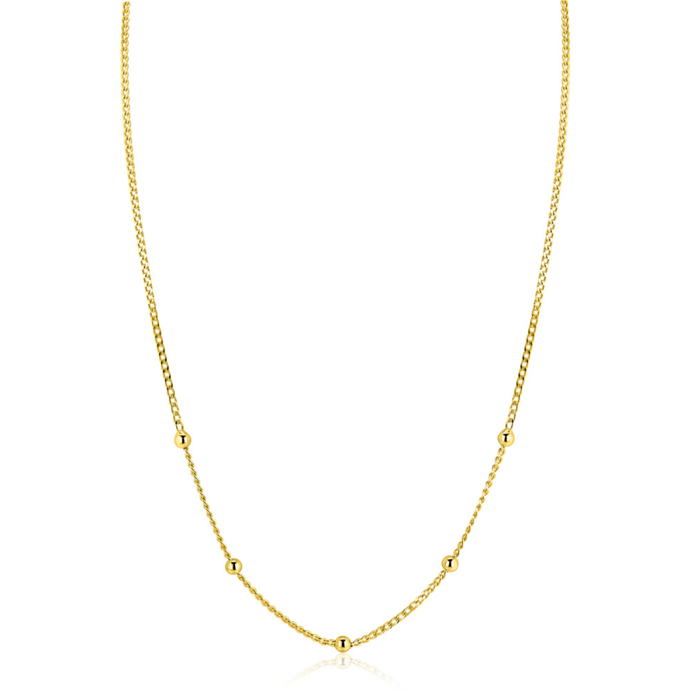 zinzi-zic2714g-schakelketting-vergulde-bolletjes-1-2-mm-breedte-lengte-42-45-cm