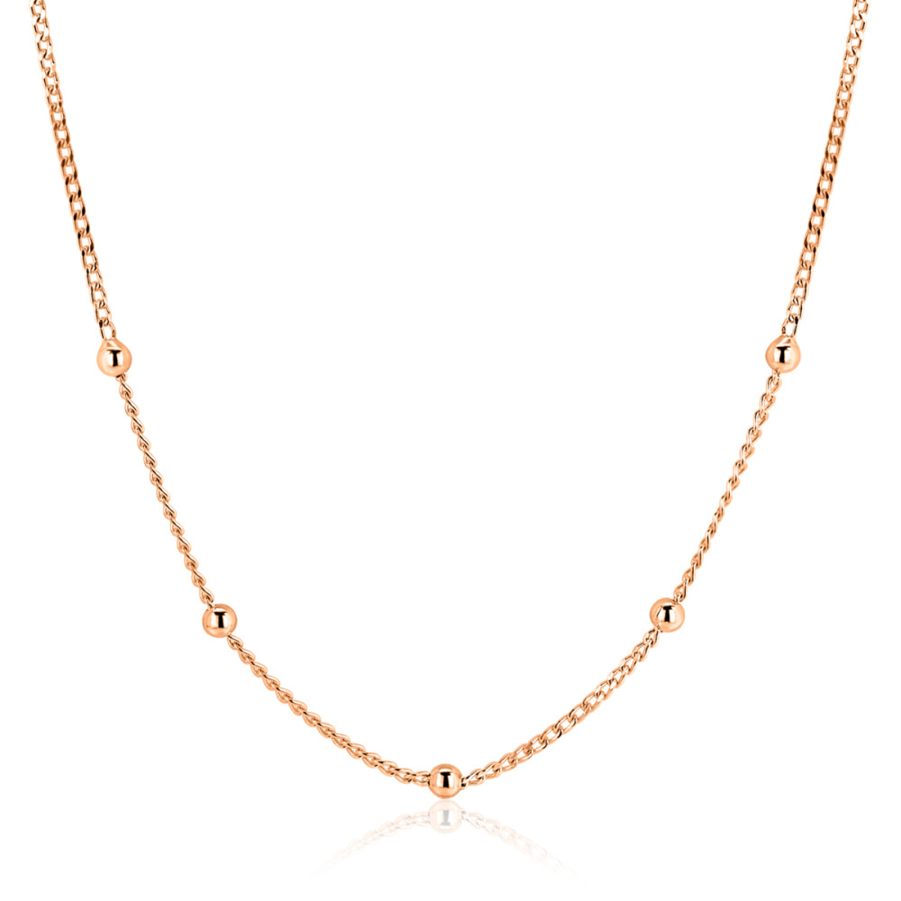 zinzi-zic2714r-schakelketting-rosekleurige-bolletjes-glanzend-lengte-42-45-cm