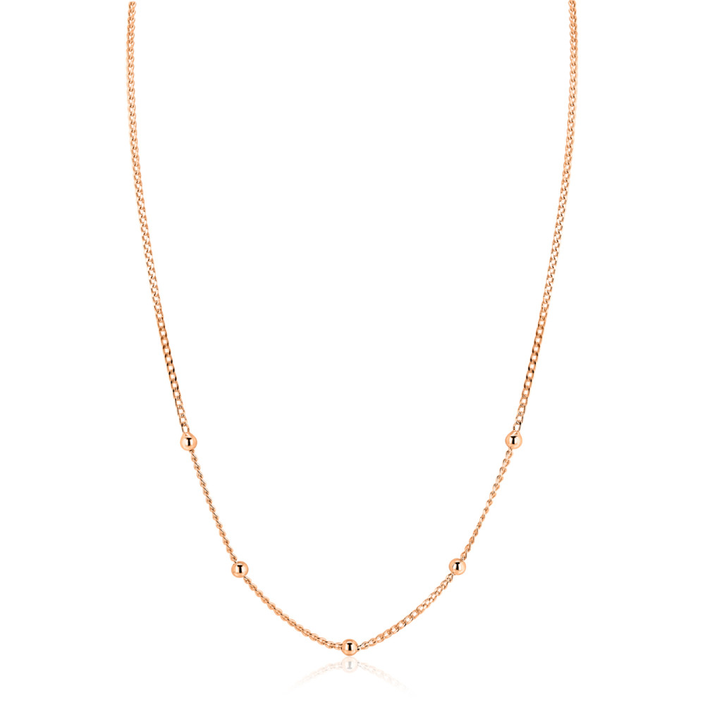zinzi-zic2714r-schakelketting-rosekleurige-bolletjes-glanzend-lengte-42-45-cm