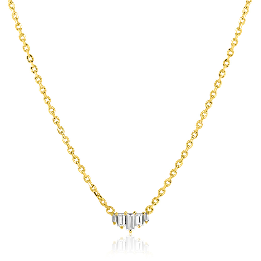 zinzi-zic2723y-ketting-met-hanger-goudkleurig-zirkonia-piramide-8-8-mm-lengte-42-cm