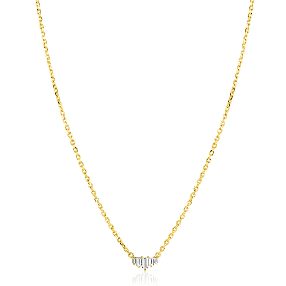 zinzi-zic2723y-ketting-met-hanger-goudkleurig-zirkonia-piramide-8-8-mm-lengte-42-cm