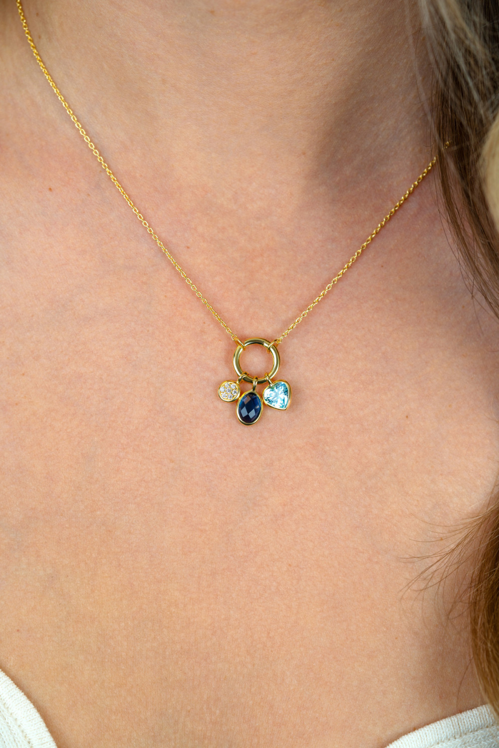 zinzi-zic2737-ketting-met-hanger-rond-ovaal-hart-goudkleurig-10-mm-lengte-42-45-cm