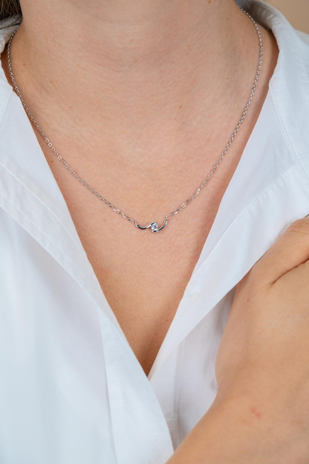 zinzi-zic2766-ketting-zilver-golvende-zirkonia-hanger-5-3-mm-breedte-lengte-42-45-cm