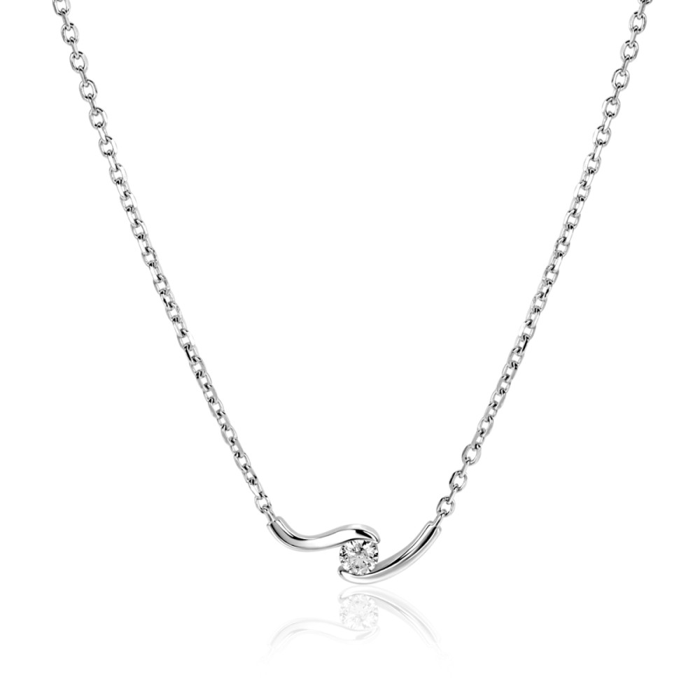 zinzi-zic2766-ketting-zilver-golvende-zirkonia-hanger-5-3-mm-breedte-lengte-42-45-cm