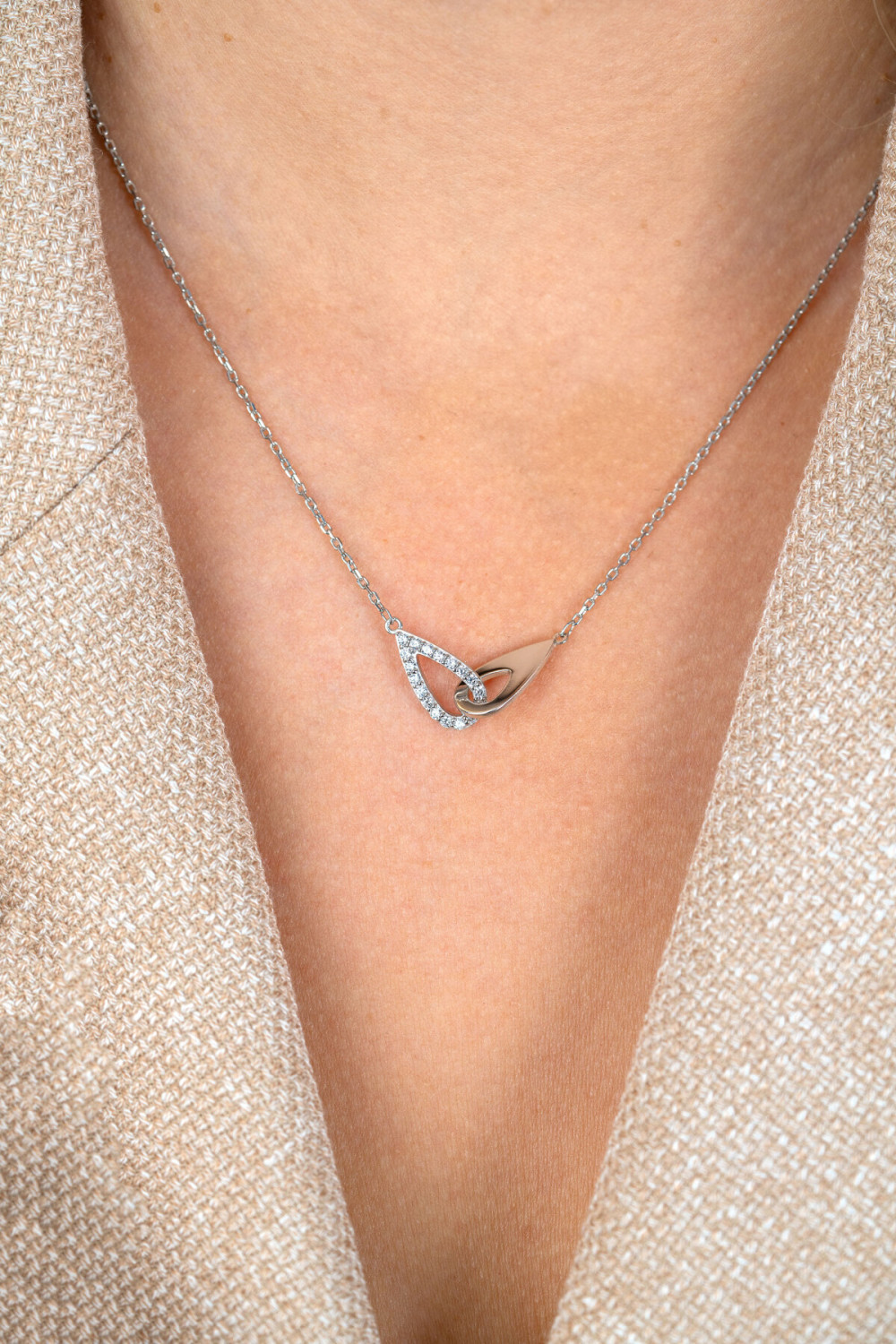 zinzi-zic2768-ketting-met-zirkonia-druppel-hanger-7-3-mm-breedte-lengte-42-45-cm