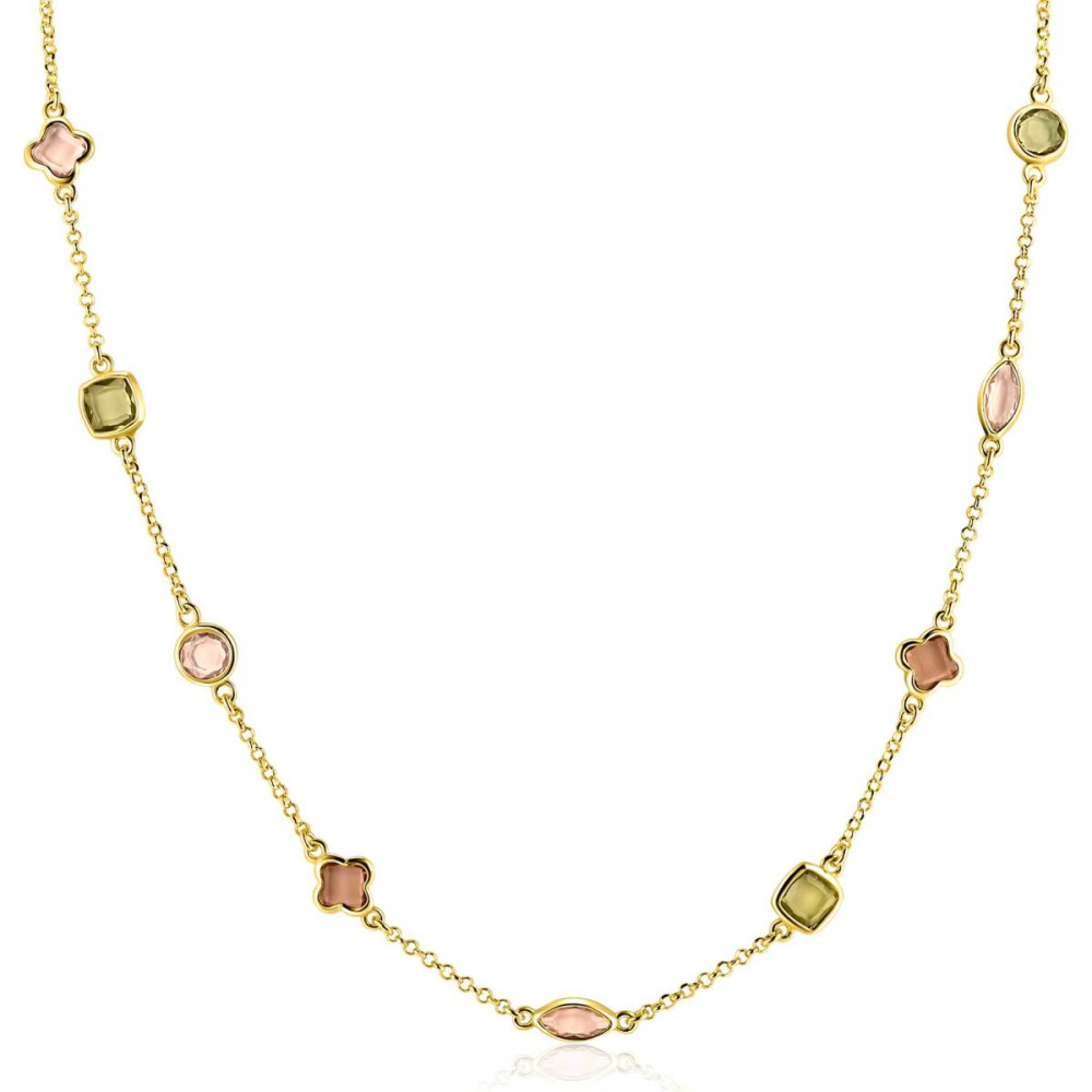 zinzi-zic2771-schakelketting-jasseron-goudkleurig-8-mm-lengte-42-46-cm