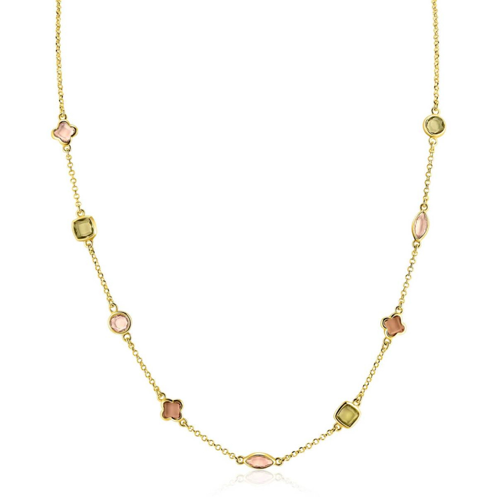 zinzi-zic2771-schakelketting-jasseron-goudkleurig-8-mm-lengte-42-46-cm