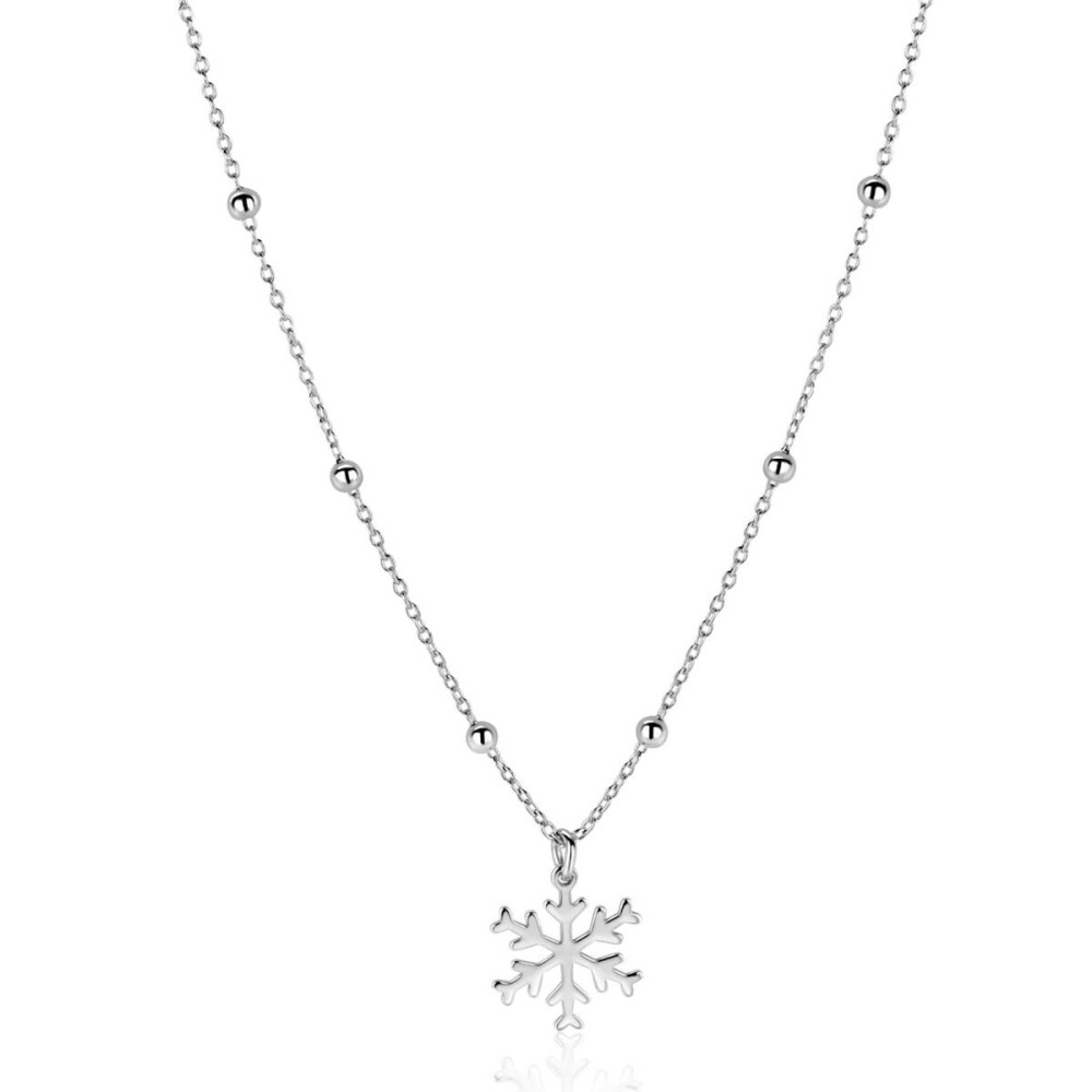 zinzi-zic2777-zilveren-ketting-sneeuwvlok-glanzend-14-mm-breedte-lengte-42-48-cm