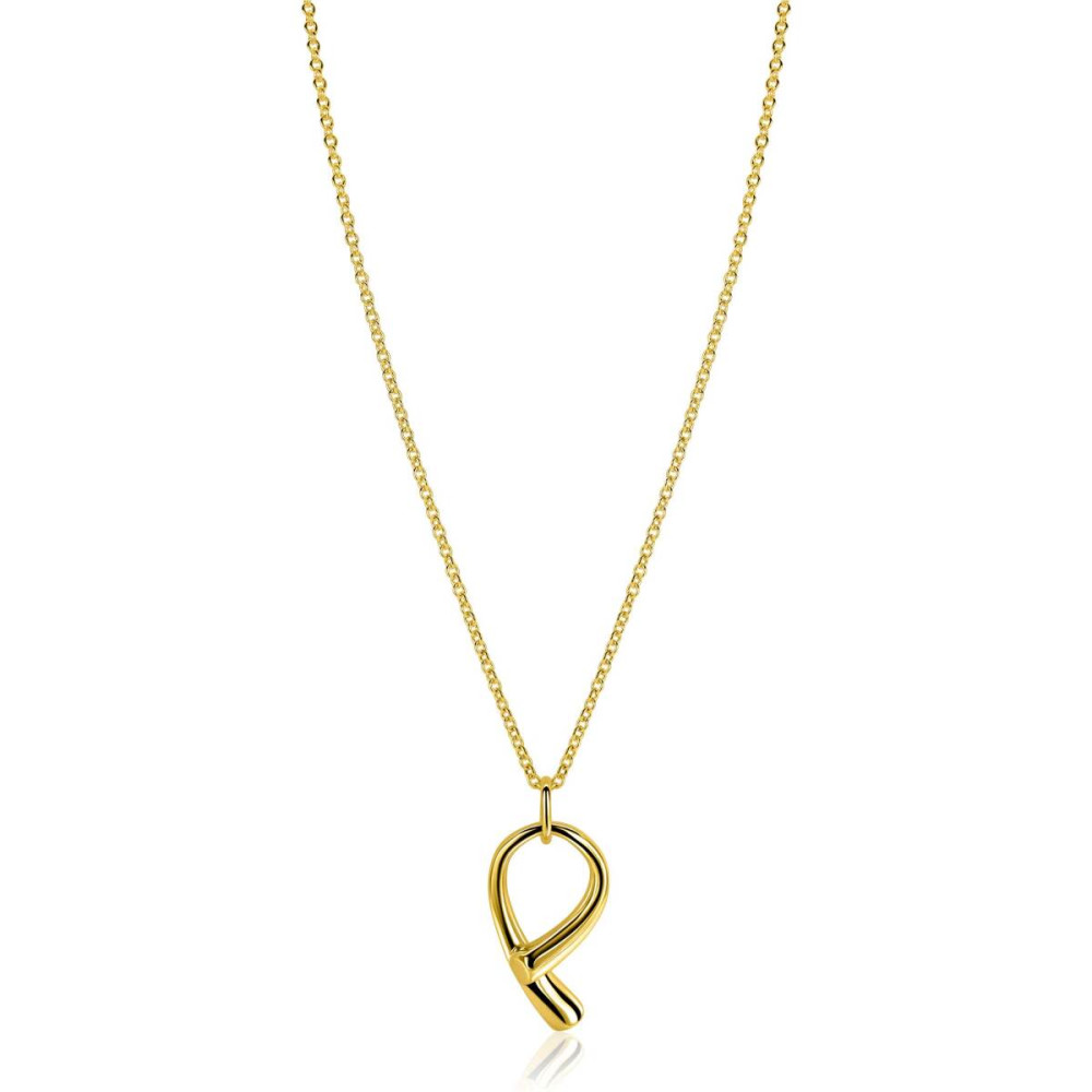 zinzi-zic2786g-ketting-met-hanger-abstracte-lus-gold-plated-18-5-mm-breedte-lengte-42-47-cm