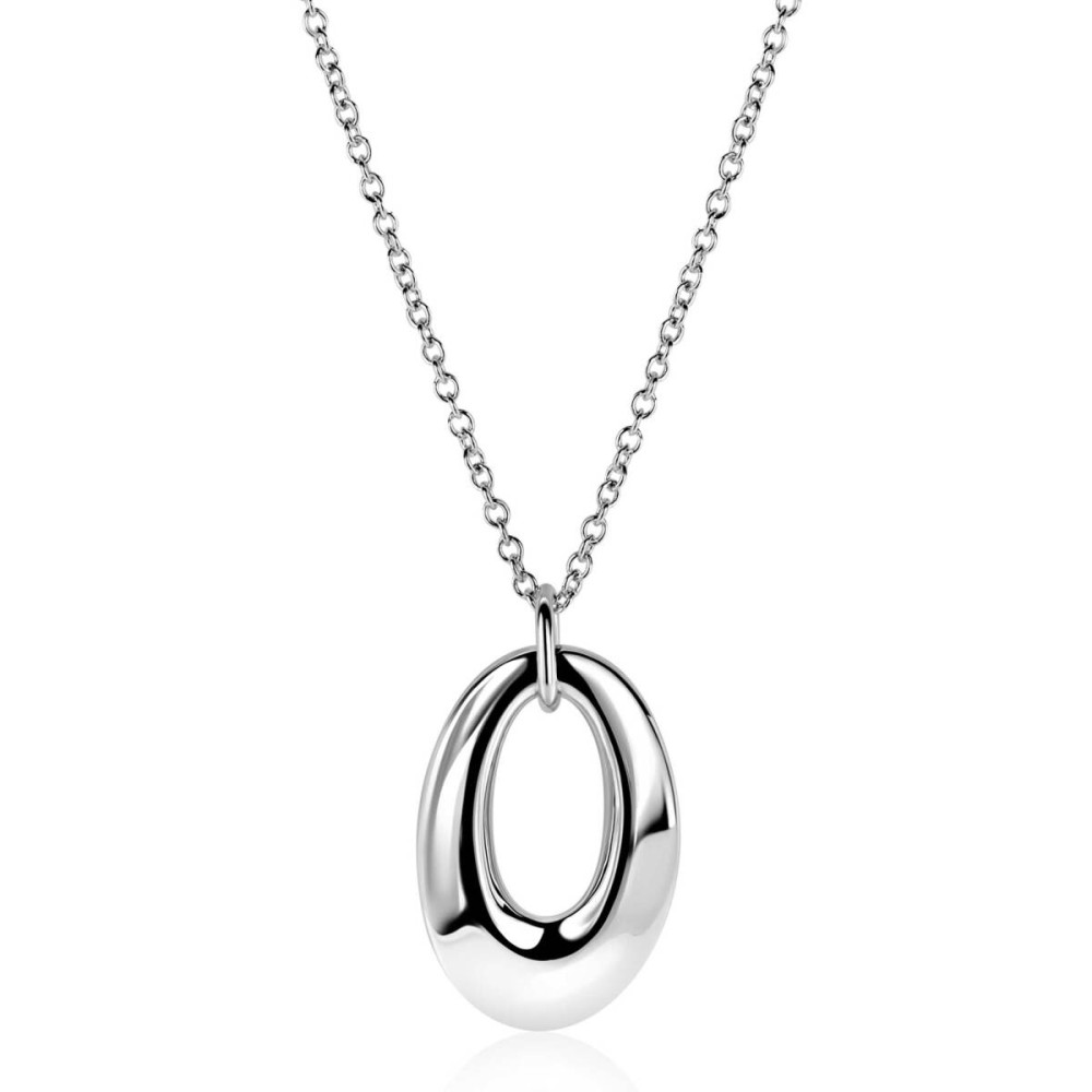 zinzi-zic2787-ketting-met-hanger-ovaal-21-mm-breedte-zilver-lengte-42-47-cm