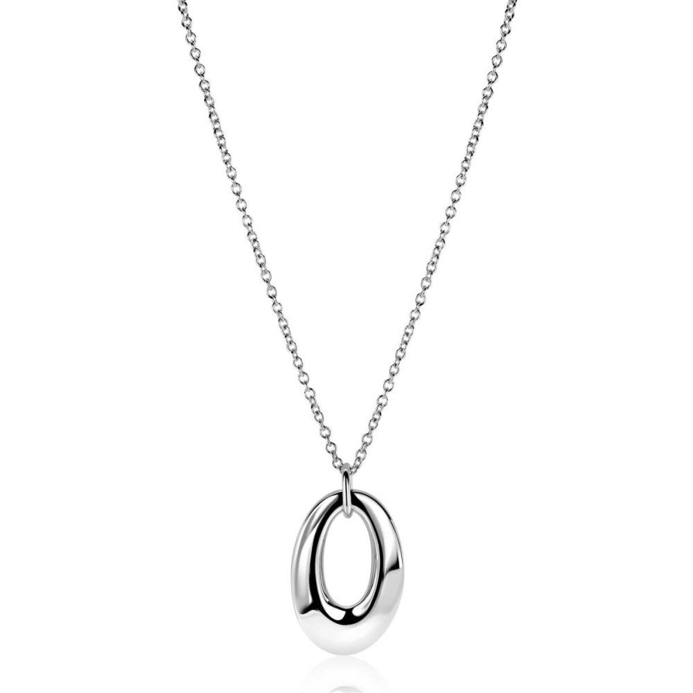 zinzi-zic2787-ketting-met-hanger-ovaal-21-mm-breedte-zilver-lengte-42-47-cm