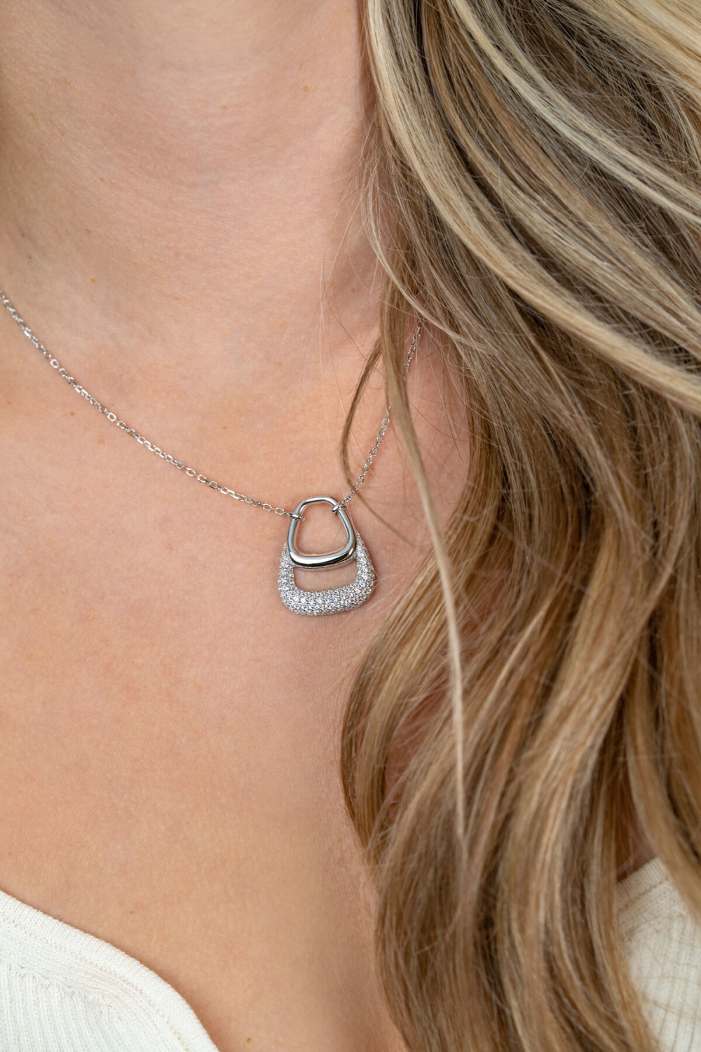 zinzi-zic2806-ketting-met-hanger-925-zilver-zirkonia-lus-20-mm-breedte-lengte-42-45-cm