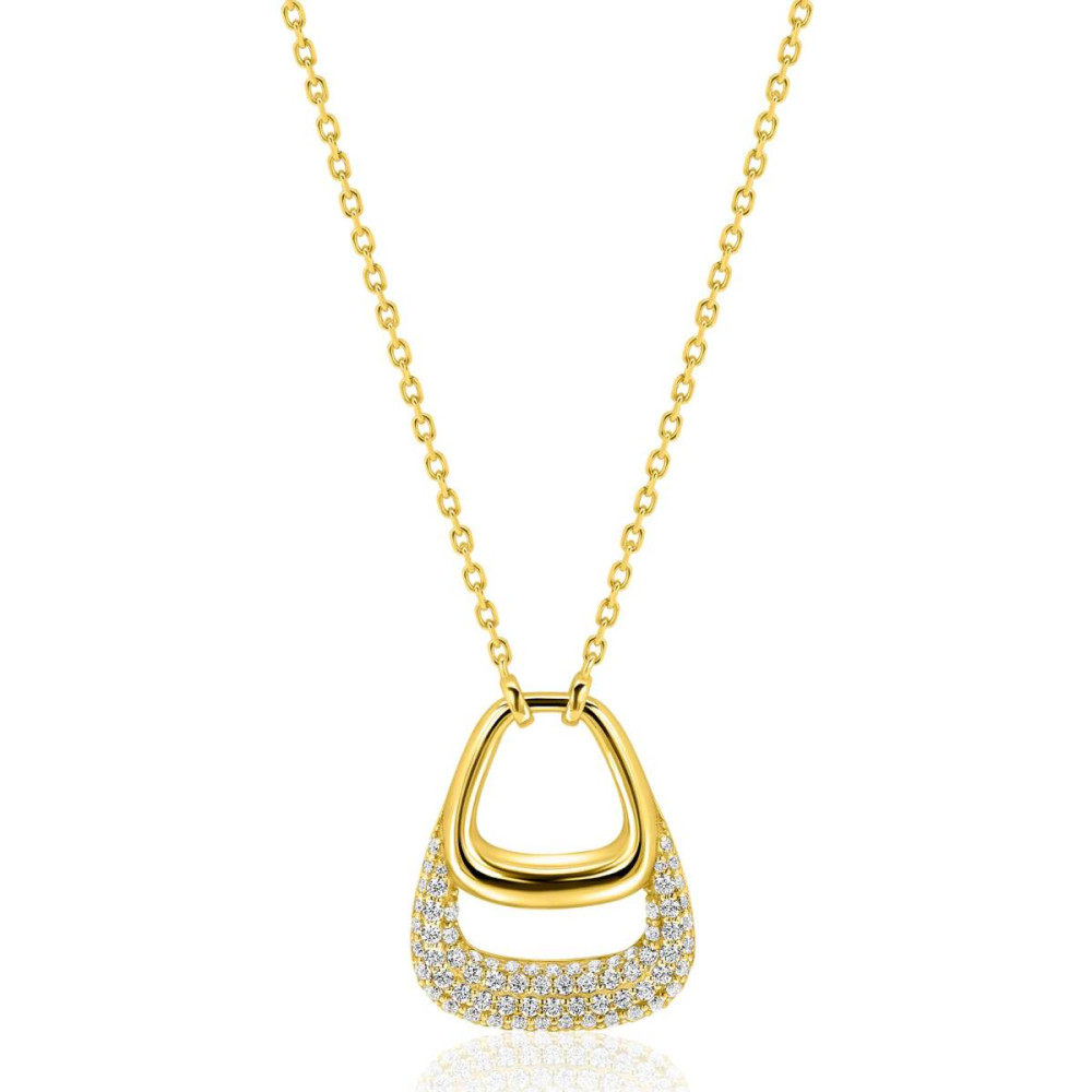 zinzi-zic2806y-goudkleurige-ketting-met-dubbellaagse-hanger-zirkonia-20-mm-lengte-42-45-cm