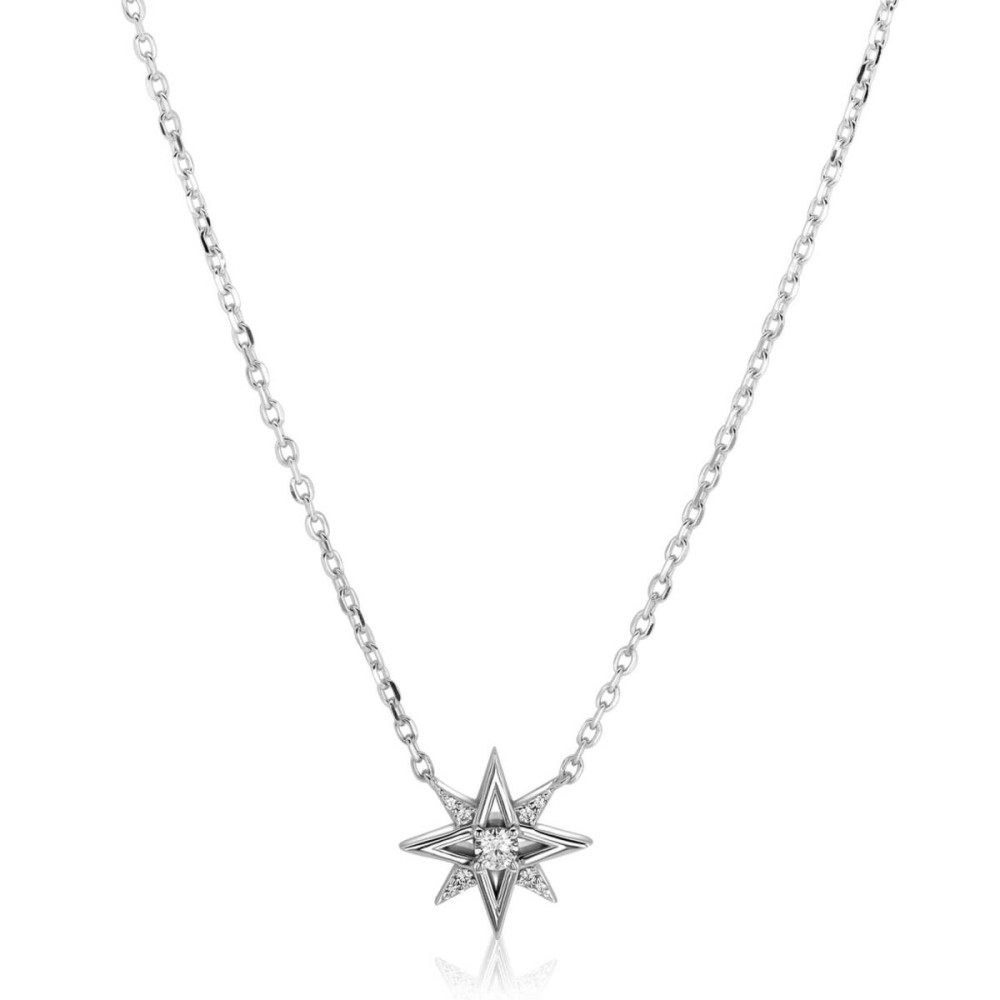 zinzi-zic2838-zilveren-ketting-kompas-ster-zirkonia-14-mm-breedte-lengte-42-45-cm
