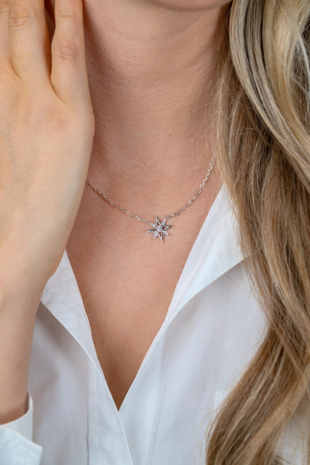zinzi-zic2838-zilveren-ketting-kompas-ster-zirkonia-14-mm-breedte-lengte-42-45-cm