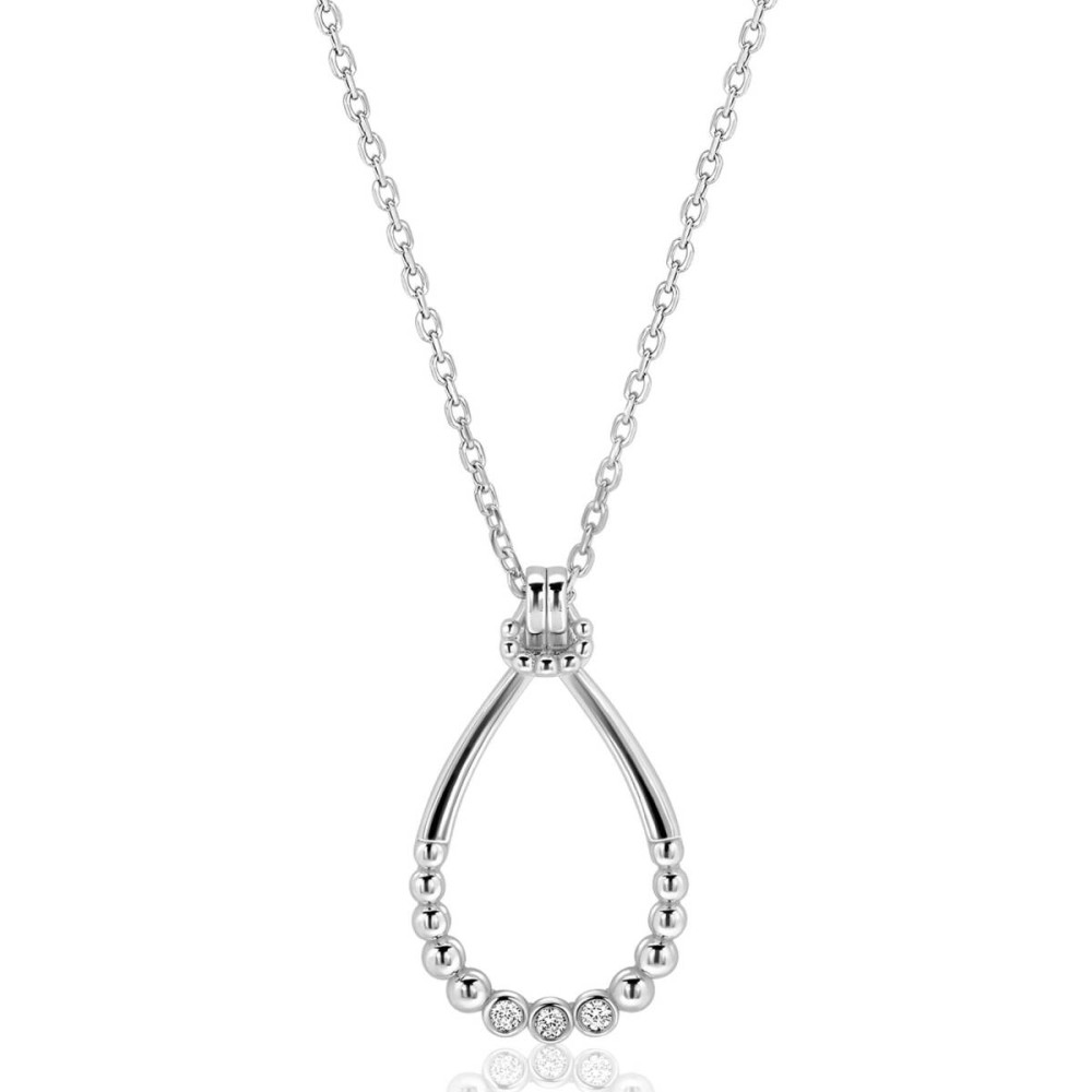 zinzi-zic2839-ketting-met-hanger-zilver-zirkonia-druppel-17-5-mm-breedte-lengte-42-45-cm