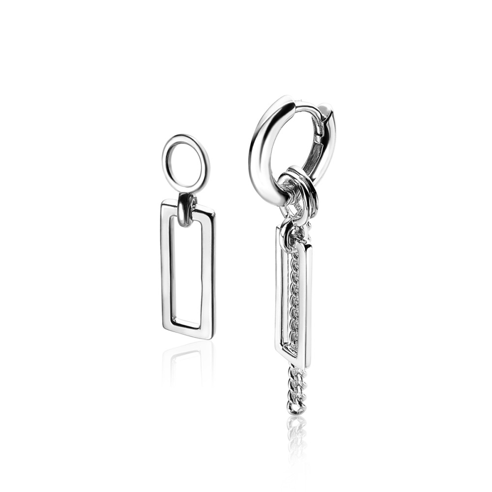 zinzi-zich1692-oorbedels-minimalistisch-925-zilver-ronde-rechthoekige-vormen-hoogte-14-mm-geen-oorringen