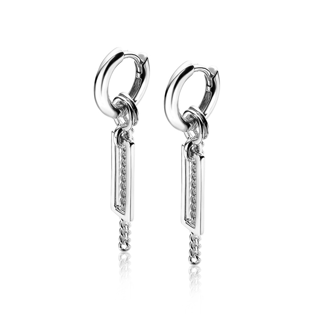 zinzi-zich1692-oorbedels-minimalistisch-925-zilver-ronde-rechthoekige-vormen-hoogte-14-mm-geen-oorringen