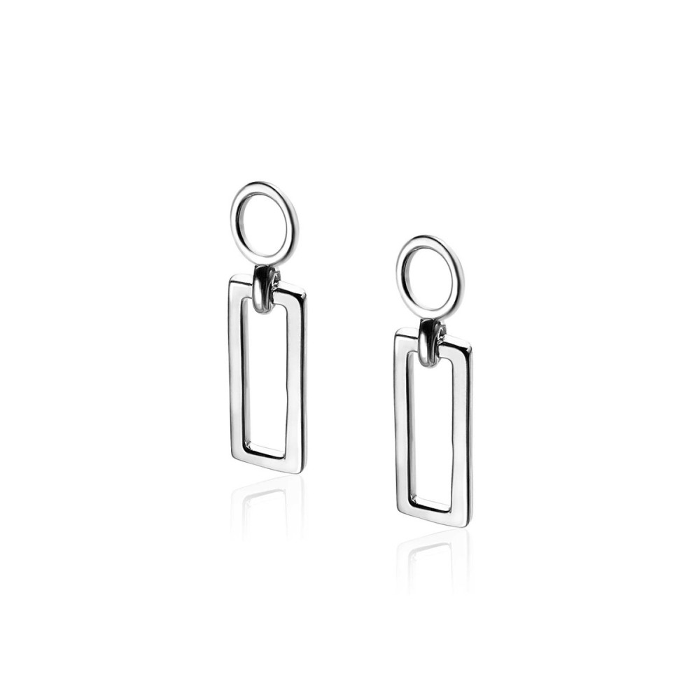 zinzi-zich1692-oorbedels-minimalistisch-925-zilver-ronde-rechthoekige-vormen-hoogte-14-mm-geen-oorringen