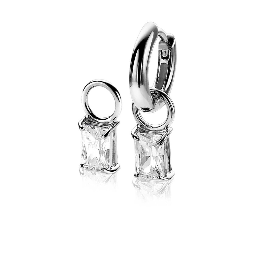 zinzi-zich2021-oorbedels-zilver-zirkonia-baguette-dames-3-3-mm-breed-x-12-mm-hoogte-geen-oorringen
