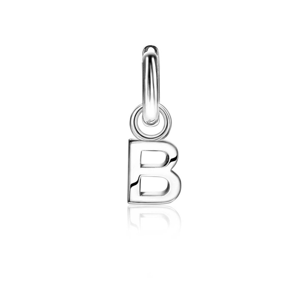 zinzi-zich2144b-oorbedels-zilveren-letter-b-glanzend-1-3-mm-breed-x-13-5-mm-diameter