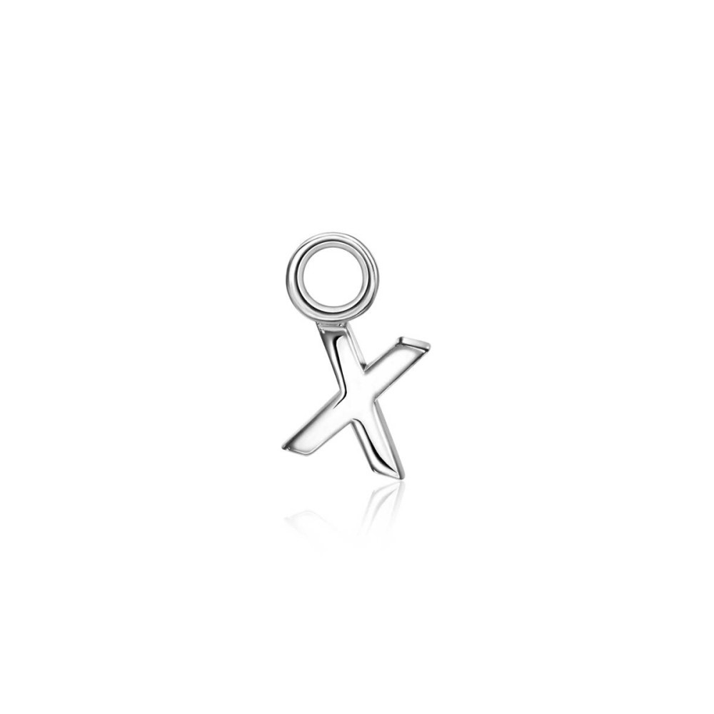 zinzi-zich2144x-zilveren-oorbedels-kruis-letter-x-glanzend