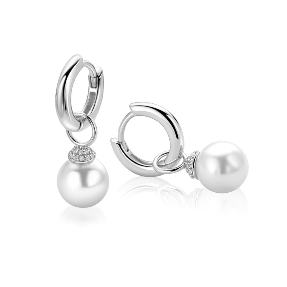 zinzi-zich2823-zilveren-oorbedels-parel-zirkonia-glanzend-8-mm-diameter-geen-oorringen