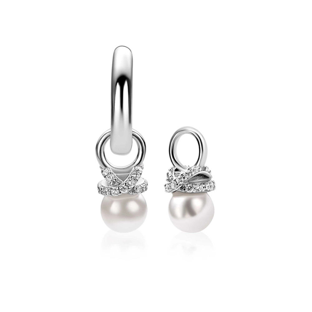 zinzi-zich2863-oorbedels-zilver-witte-parel-strik-zirkonia-5-mm-breed-x-12-mm-hoog
