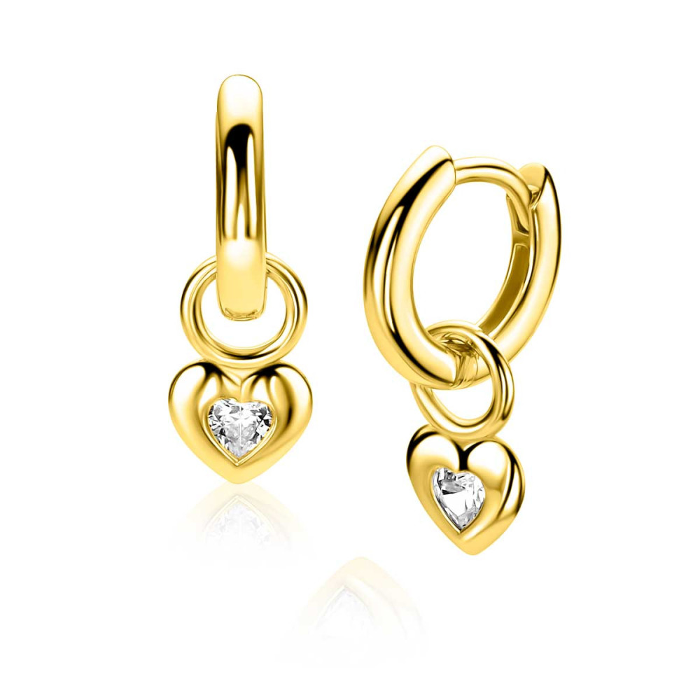 zinzi-zich2886y-hartjes-oorbedels-gold-plated-zirkonia-6-5-mm-breed-x-11-5-mm-hoog-geen-oorringen