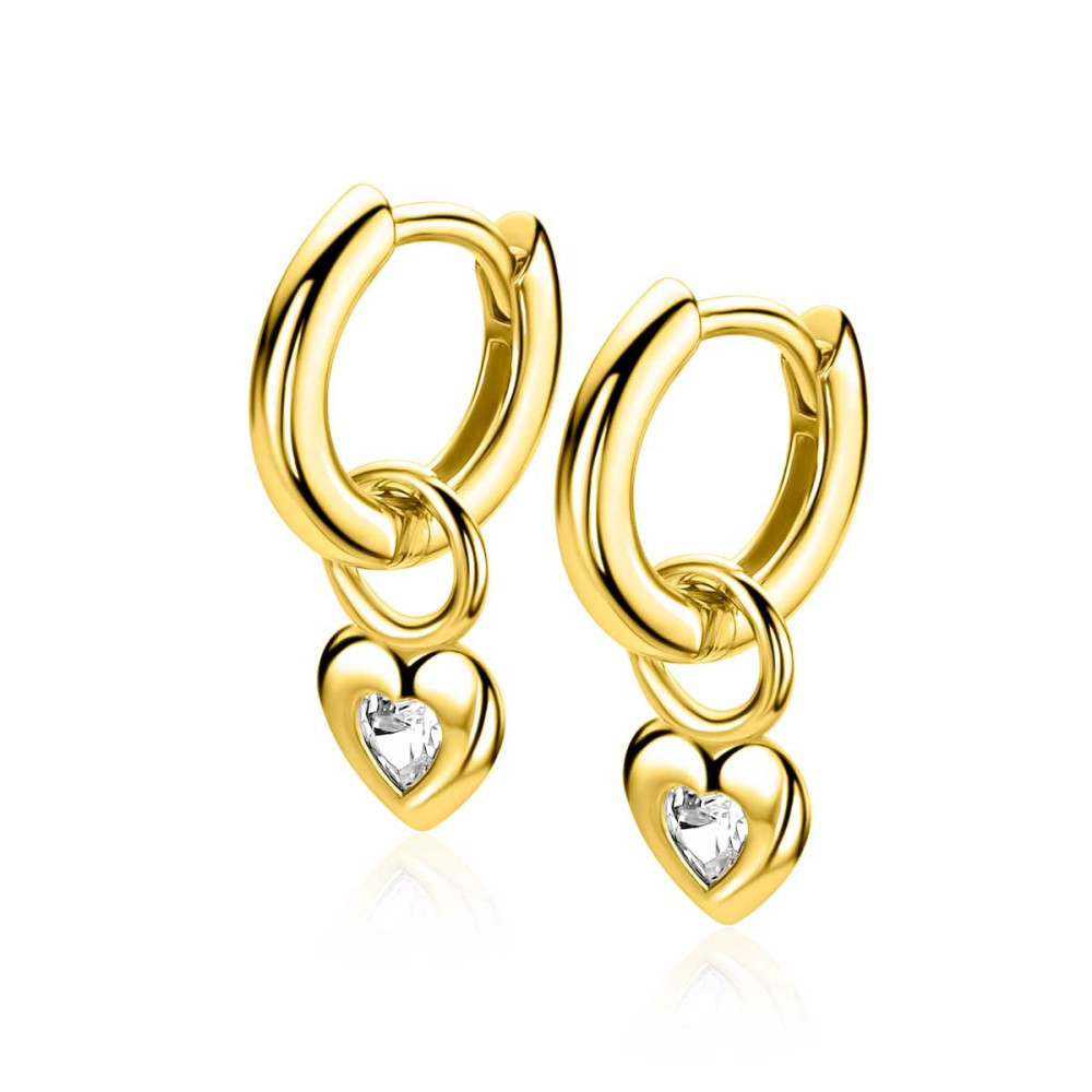 zinzi-zich2886y-hartjes-oorbedels-gold-plated-zirkonia-6-5-mm-breed-x-11-5-mm-hoog-geen-oorringen